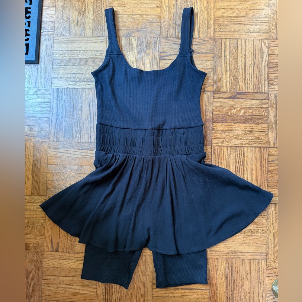 Free People Movement XS Black Romper
